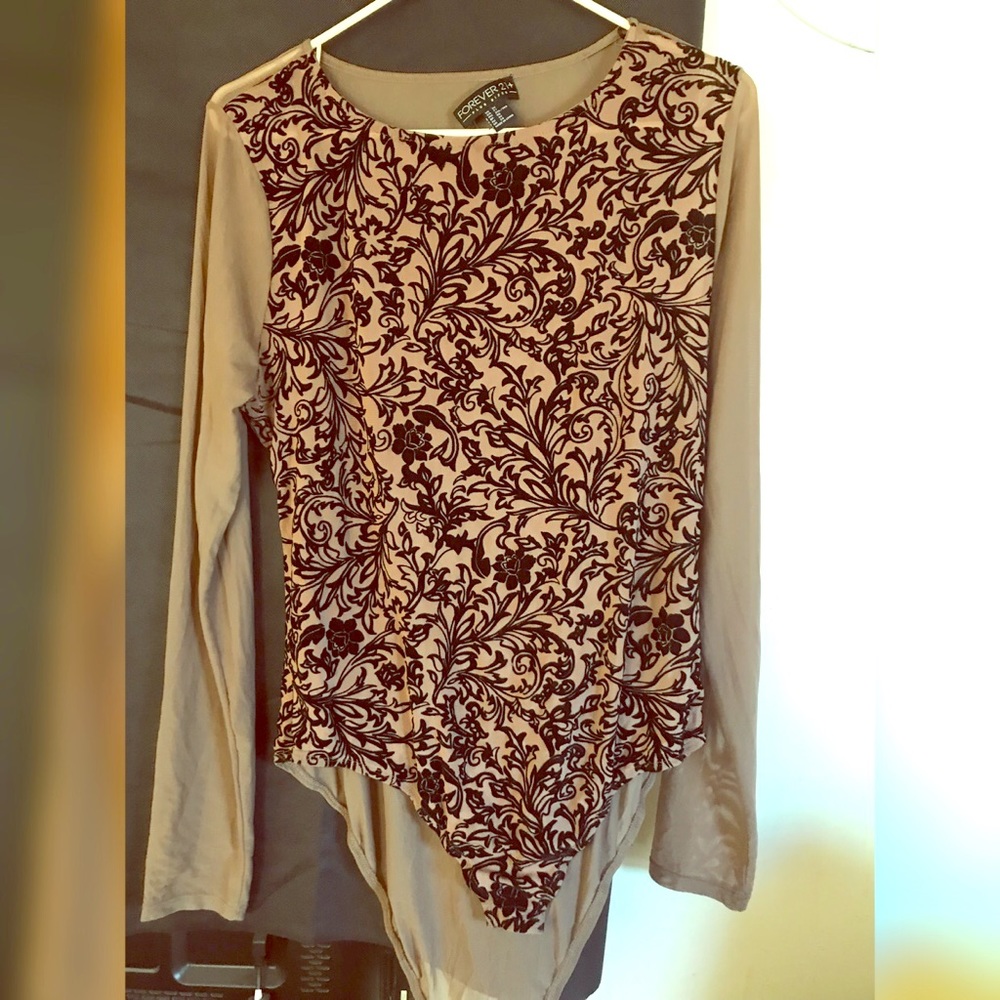 Forever 21 Plus Size Bodysuit / top